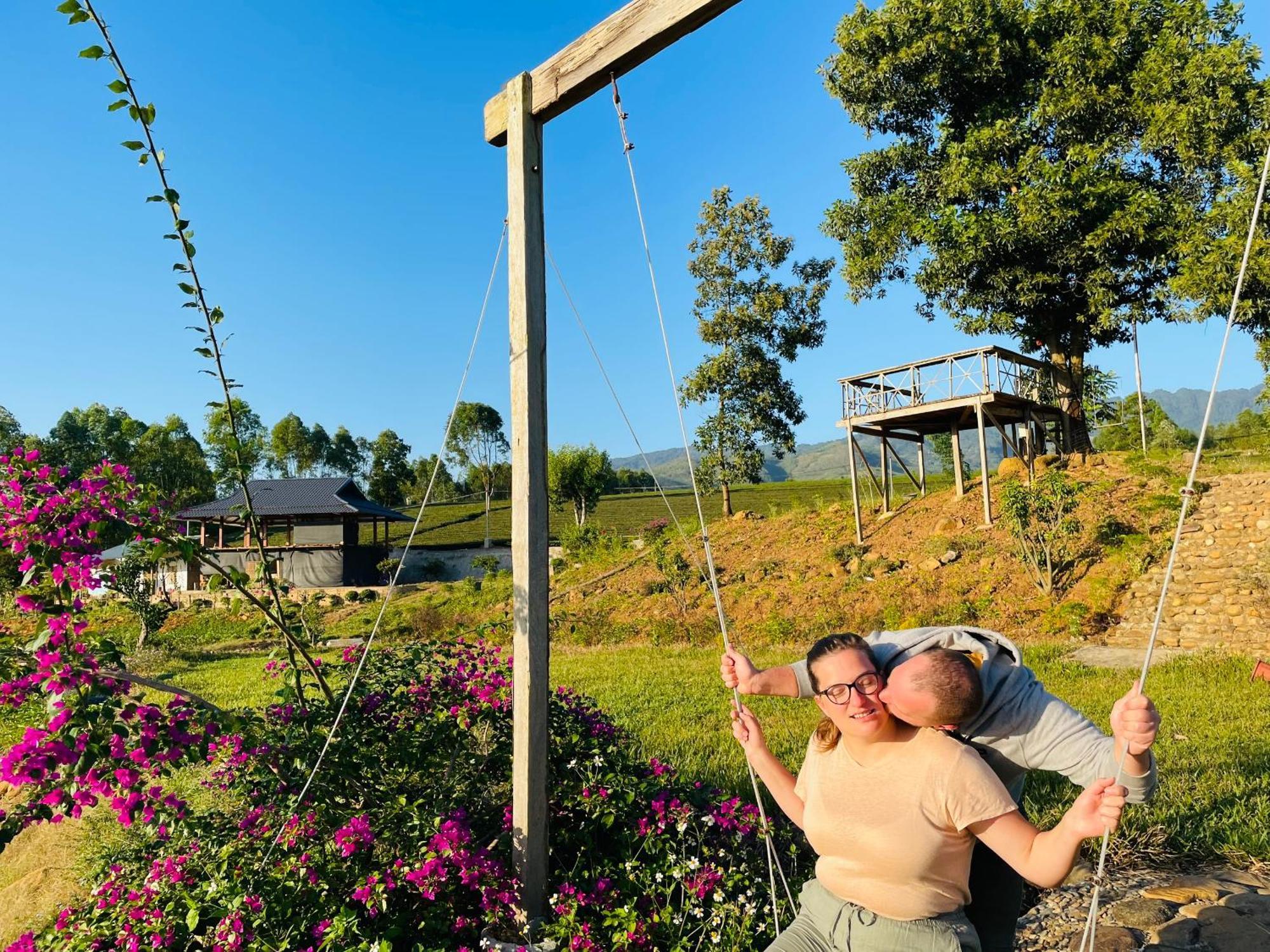 Happy Homestay Nghia Lo Экстерьер фото